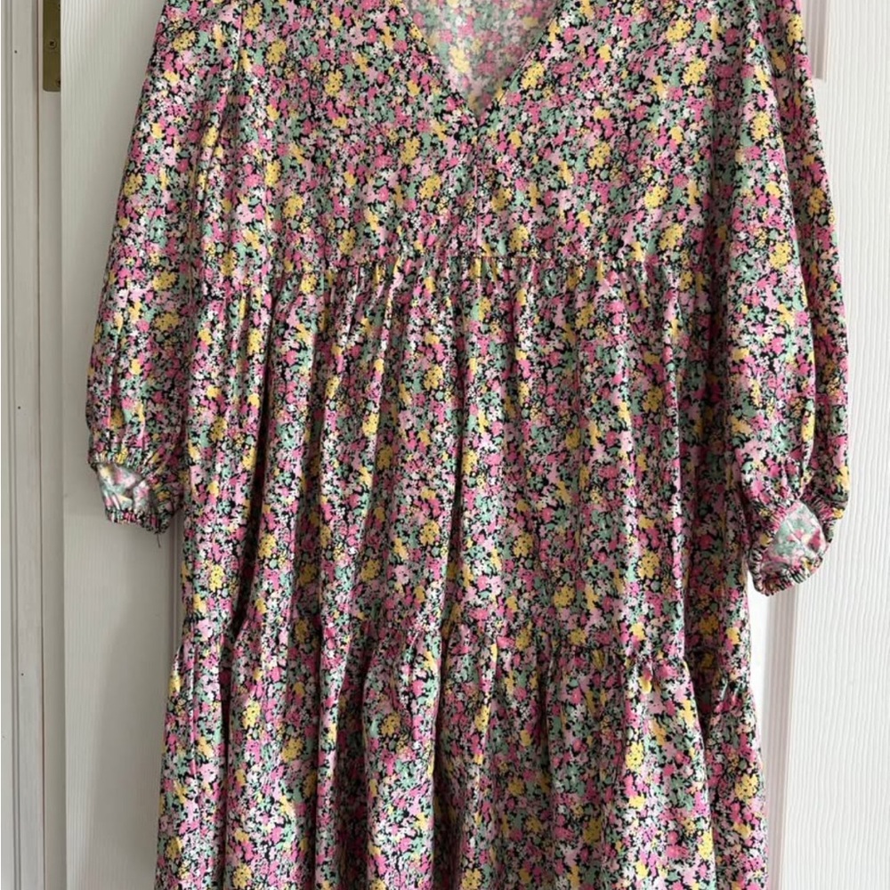 ASOS Floral Dress - Pink, Yellow, Green